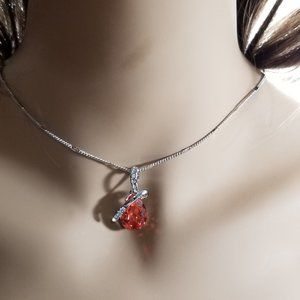 Necklace Swarovski Elements Family Knott Love MONDAY NOON NEW OLD STOCK